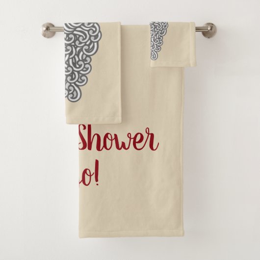 Long Beard Santa Bad Handdoek (Insitu)