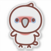 Long-billed corella sticker (Voorkant)