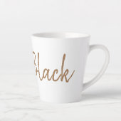 Long Black koffieliefhebbers espresso Latte Mok (Rechts)