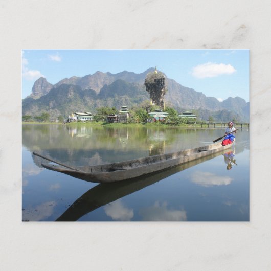 Long Boat Briefkaart (Voorkant)