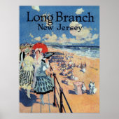Long Branch, New Jersey 1917 afdruk  Poster (Voorkant)