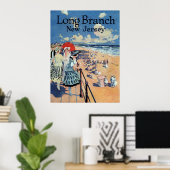 Long Branch, New Jersey 1917 afdruk  Poster (Thuiskantoor)