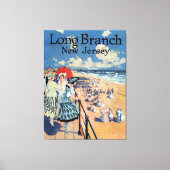 Long Branch, New Jersey 1917 Canvas Print  (Voorkant)