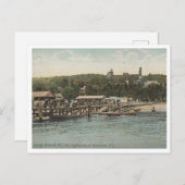 Long Branch NJ De Hooglanden van Navesink c1906 Briefkaart (Voorkant / Achterkant)