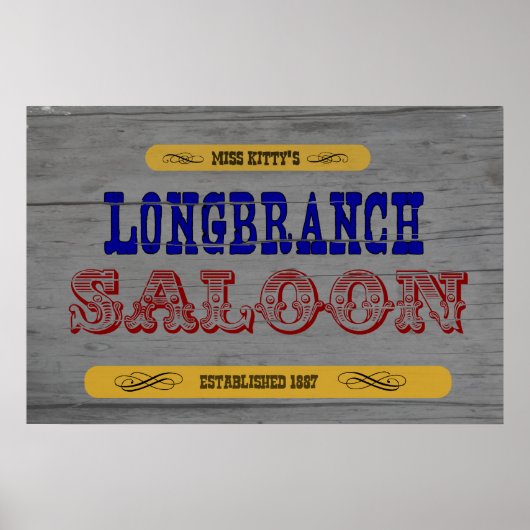 Long Branch Saloon Poster (Voorkant)