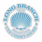 Long Branch (zeeschelp) Sticker (Voorkant)