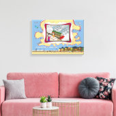 Long Butter | Nieuwe baan 18x12 Canvas Afdruk (Insitu (Woonkamer))