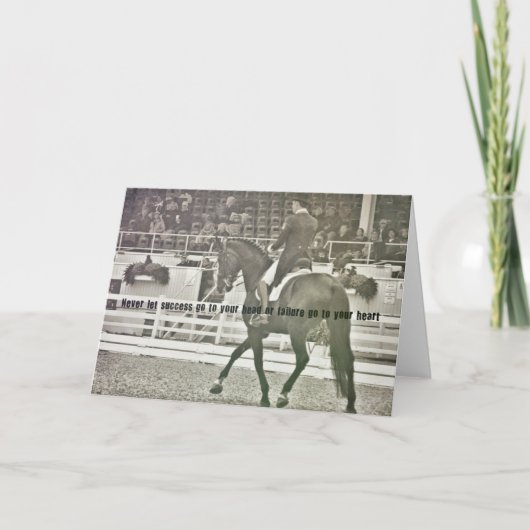 LONG CLEAN LINE WENSKAART BEDANKKAART (Voorkant)