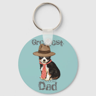 Long Coat Chihuahua Dad Sleutelhanger