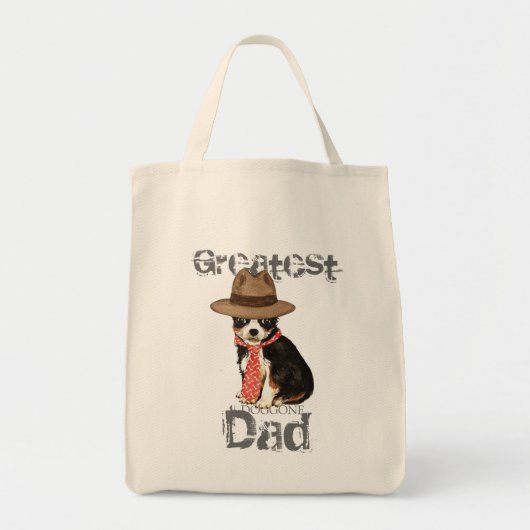 Long Coat Chihuahua Dad Tote Bag (Voorkant)