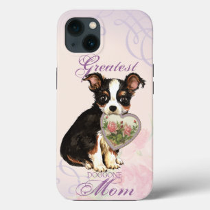 Long Coat Chihuahua Heart mama Case-Mate iPhone Case