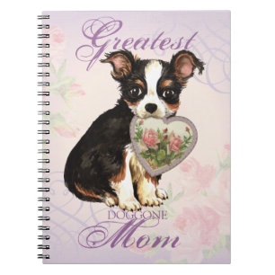 Long Coat Chihuahua Heart mama Notitieboek