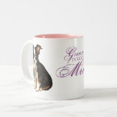 Long Coat Chihuahua Heart mama Tweekleurige Koffiemok (Voorkant links)