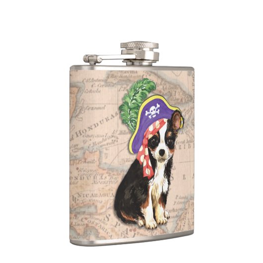 Long Coat Chihuahua Pirate Heupfles (Rechts)