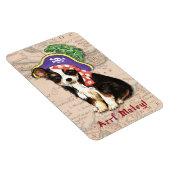 Long Coat Chihuahua Pirate Magneet (Rechterzijde)