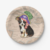 Long Coat Chihuahua Pirate Papieren Bordje (Voorkant)