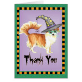 Long Coat Chihuahua Witch Dank je wel (Voorkant)