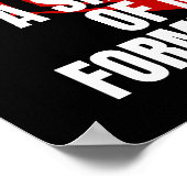 Long Covid Alleen een schaduw van mijn voormalige  Poster (Hoek)