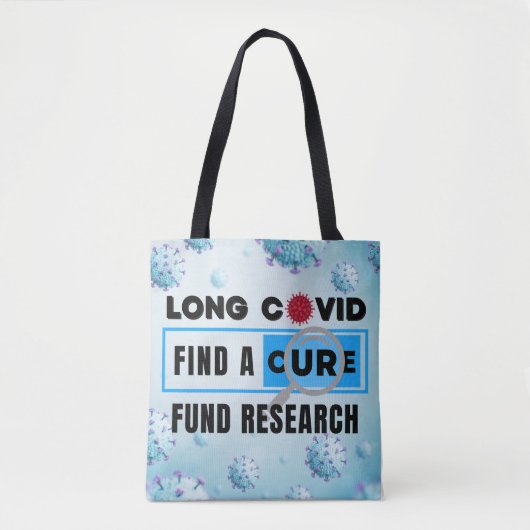 Long Covid - FONDS ONDERZOEK Tote Bag (Voorkant)