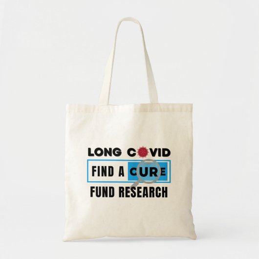 Long Covid - FONDS ONDERZOEK Tote Bag (Voorkant)