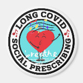 Long Covid - Social Prescribing (Singing) Magnet (Voorkant)