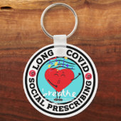 Long Covid - Social Prescribing (Singing) Sleutelh Sleutelhanger (Voorkant)