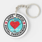 Long Covid - Social Prescribing (Singing) Sleutelh Sleutelhanger (Achterkant)