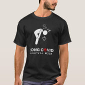 LONG COVID Survival Mode T-shirt (Voorkant)