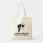LONG COVID Survival Mode Tote Bag (Achterkant)