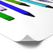 Long Crayons Poster (Hoek)