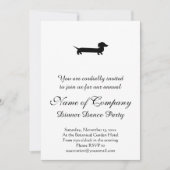 Long Dachshund Funny Drawing Kaart (Voorkant)