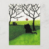 Long Distance Love - Ontbrekend je Briefkaart (Voorkant)