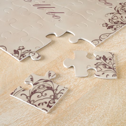 Long Distance Love Quote Legpuzzel (Zijkant)