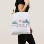 Long Distance Relationship Gift for couples  Tote Bag (Dichtbij)
