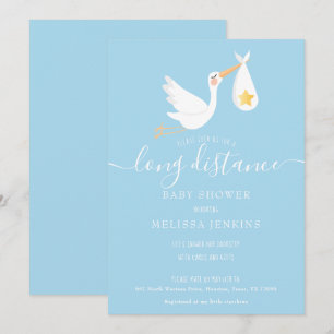 Long Distance Shower By Mail Ooievaar Star Blauw Kaart