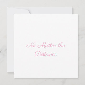 Long Distance Valentine's Day Card Kaart