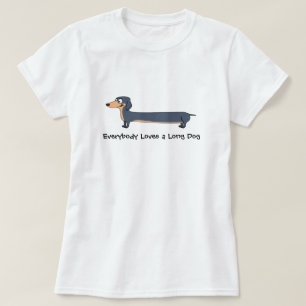 Long Dog Love - Dachshund Women's Basic T-Shirt
