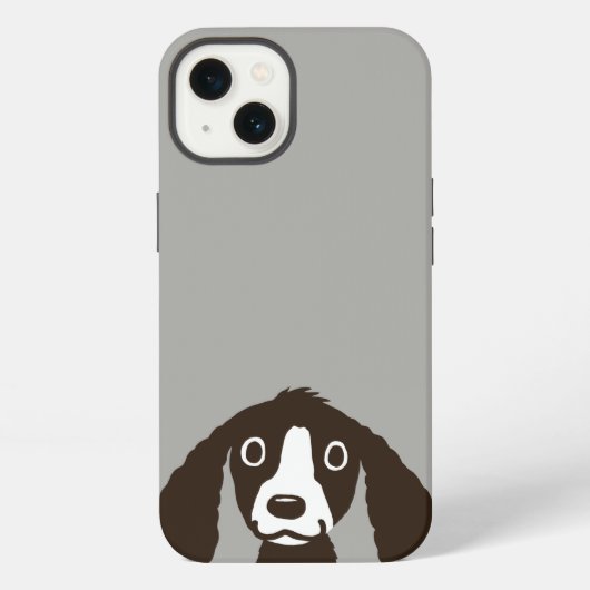 Long Ears Dog Cute Spaniel iPhone Hoesje (Achterkant)