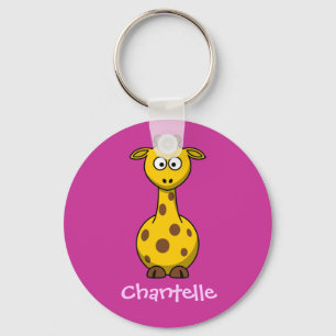 Long giraffe sleutelhanger