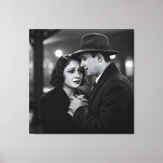 Long Goodbye (1920) beroemd gemaakt door Natasha U Canvas Afdruk (Voorkant)