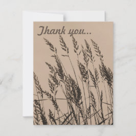 Long Grass op Dusk Bedankkaart