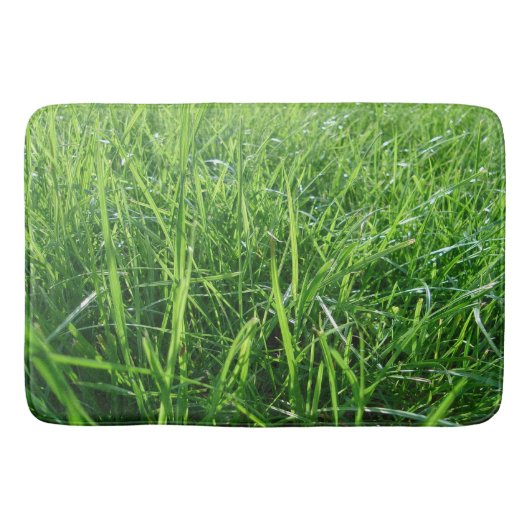 Long Green Grass Badmat (Voorkant)