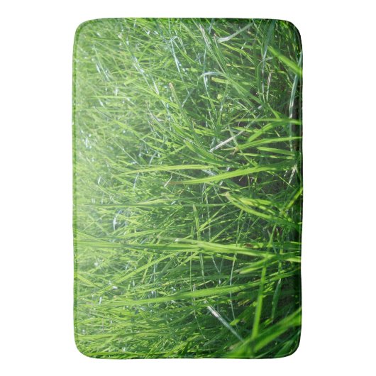 Long Green Grass Badmat (Voorkant Verticaal)