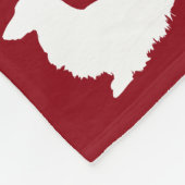 Long Hair Dachshund Gepersonaliseerde Deken voor h (Hoek)