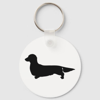 Long Hair Dachshund Sleutelhanger