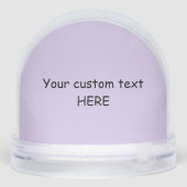 LONG HAIR DACHSHUND SNOW GLOBE SNEEUWBOL (Achterkant)