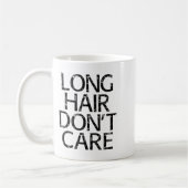 Long Hair Don't Care Gift  Koffiemok (Links)