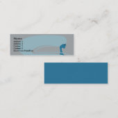 Long Hair - Skinny Mini Visitekaartje (Voorkant / Achterkant)