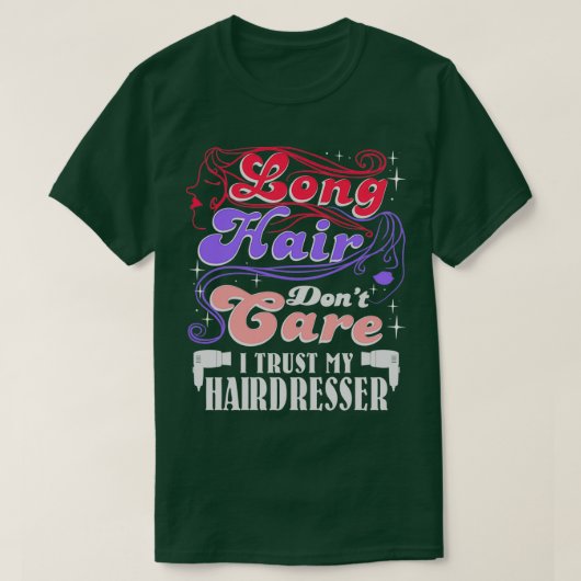 Long Hair T-shirt (Design voorkant)