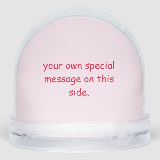 Long Hair Teckel Rozen Sneeuwbol (Achterkant)